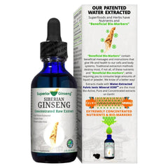 Organic Siberian Ginseng root and raw ingredients