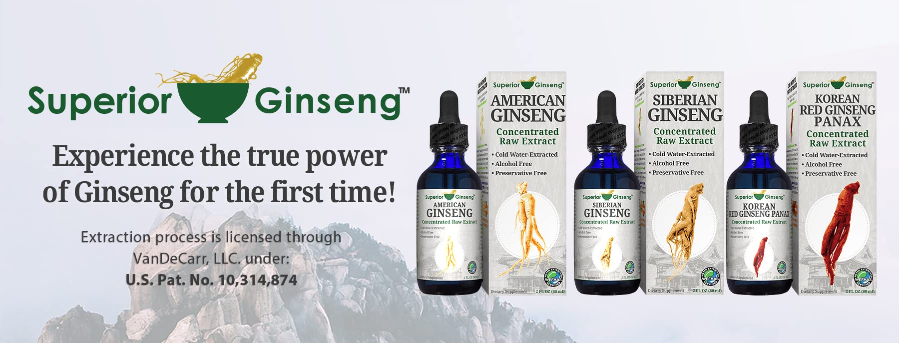 Lifestyle shot of a person with Siberian Ginseng Root Extract