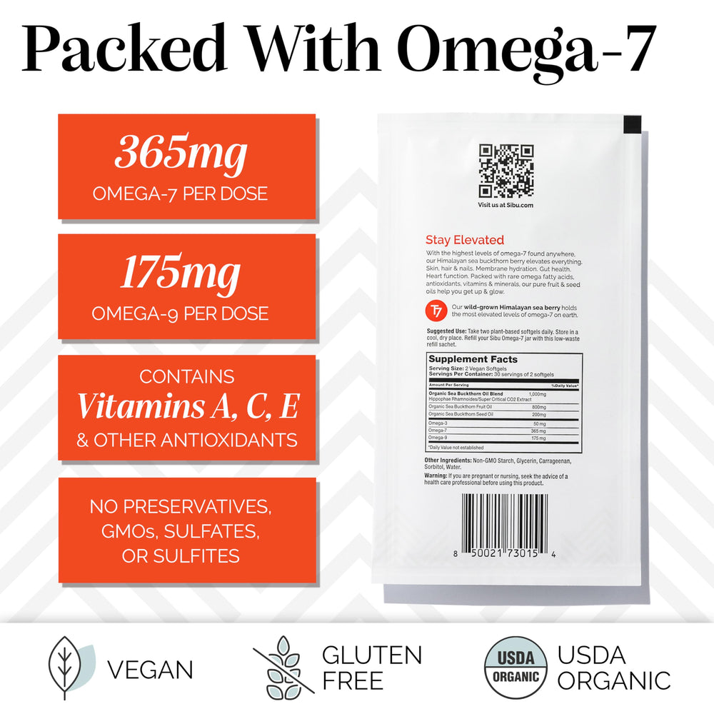 Packaging showing USDA Organic and Fair Trade logos