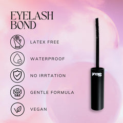 Sicurl Lash Bond quick-dry formula jar shown beside applicator
