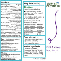 Siddha Sleep Aid packaging