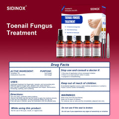 Sidinox barefoot-ready usage demonstrates quick nail care routine.