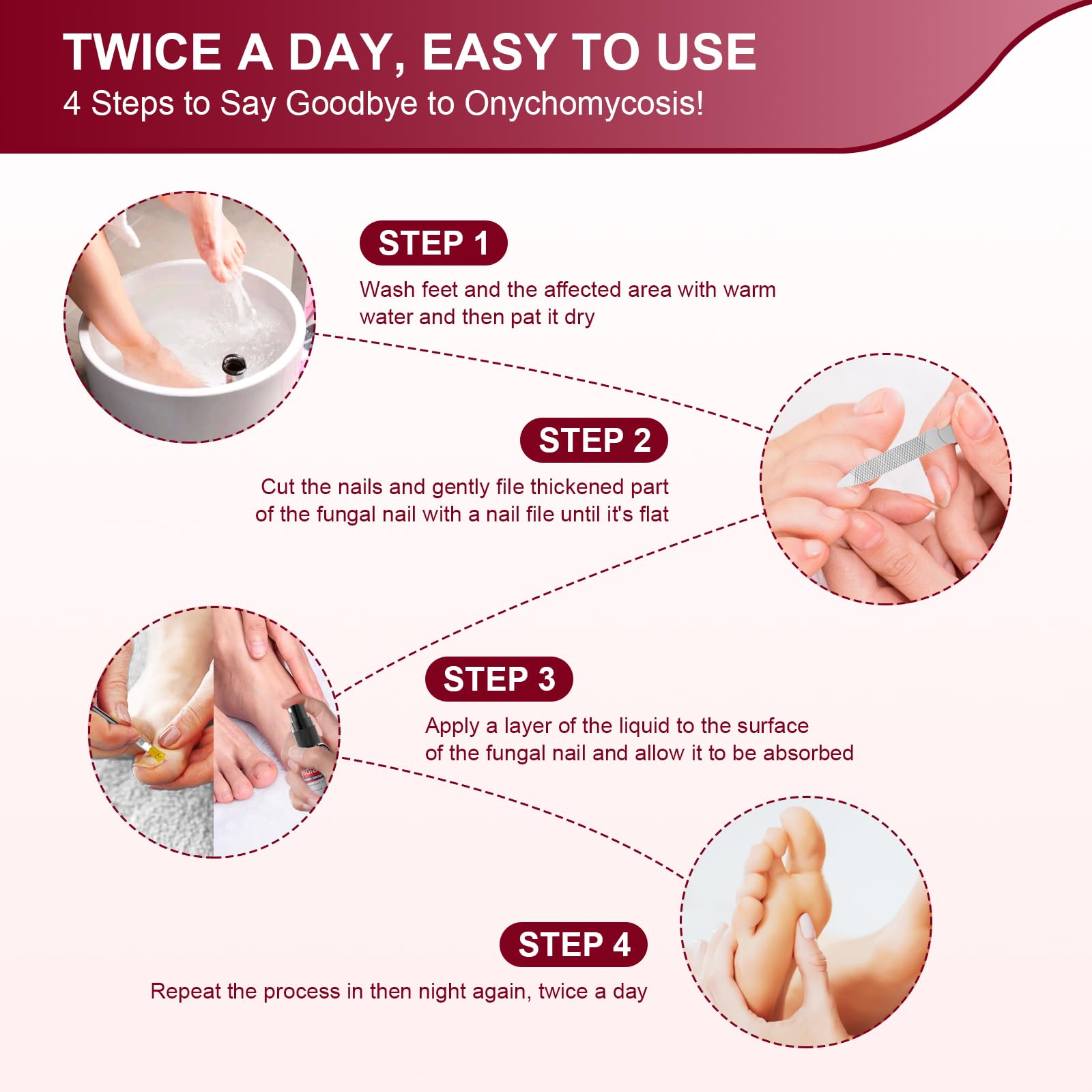 Sidinox damaged nails close-up after treatment show improved appearance.