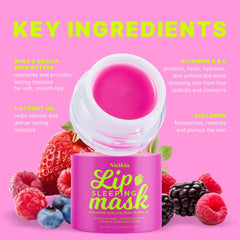 Sielkin lip mask gel texture indicating quick absorption before bed