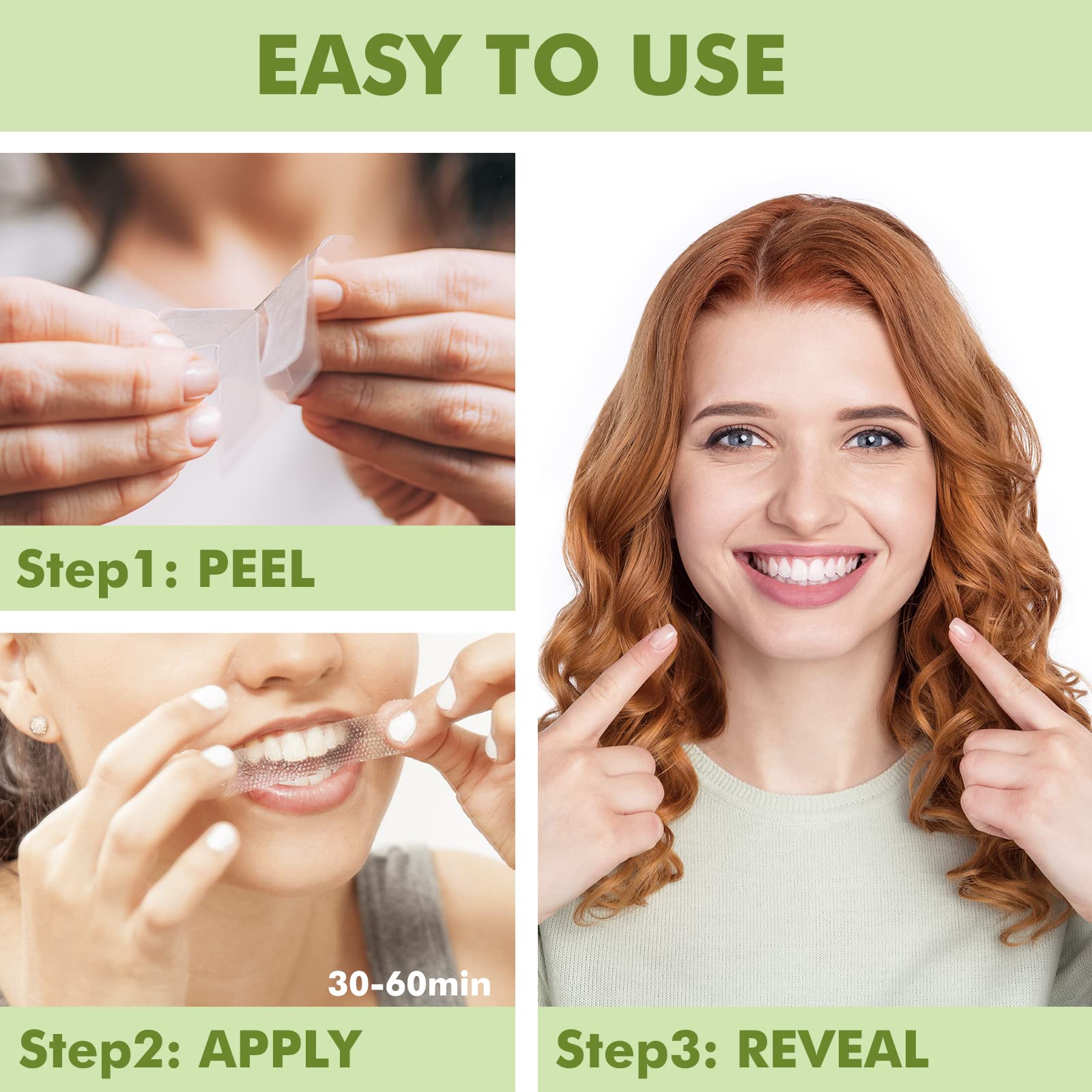 At-home use of Sierra Clean whitening strips for quick results