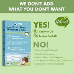 Enamel-safe whitening strips