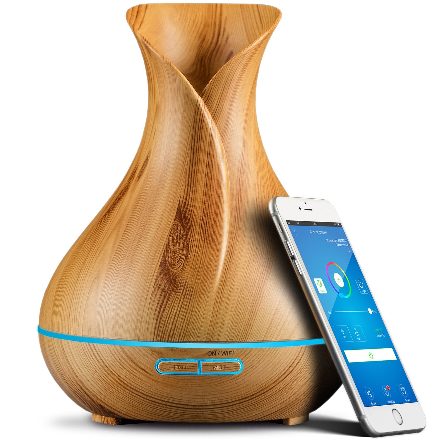 Sierra Modern Home Smart Diffuser with 400ml tank and LED ring