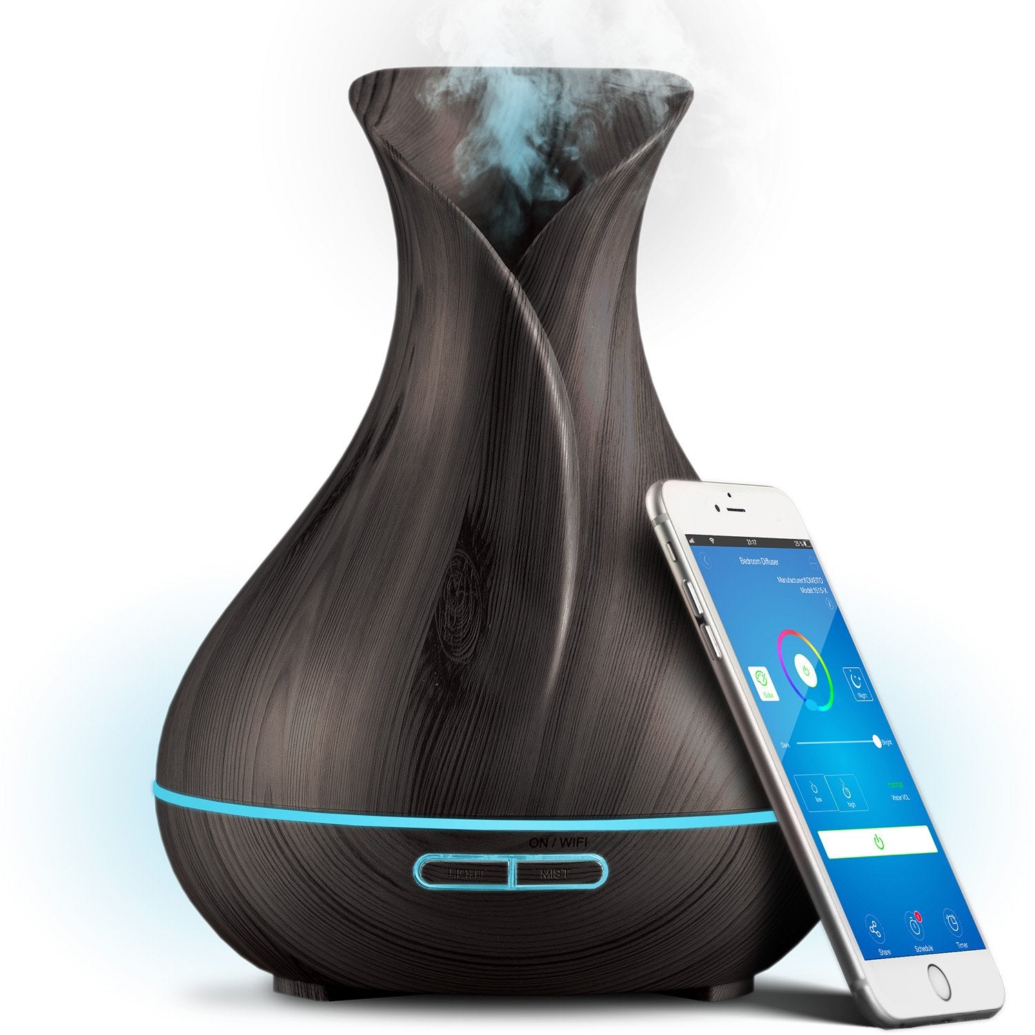 Sierra Modern Home Smart Diffuser in dark brown with 400ml tank