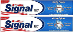 2-box packaging front view of Signal Anti Caries Toothpaste