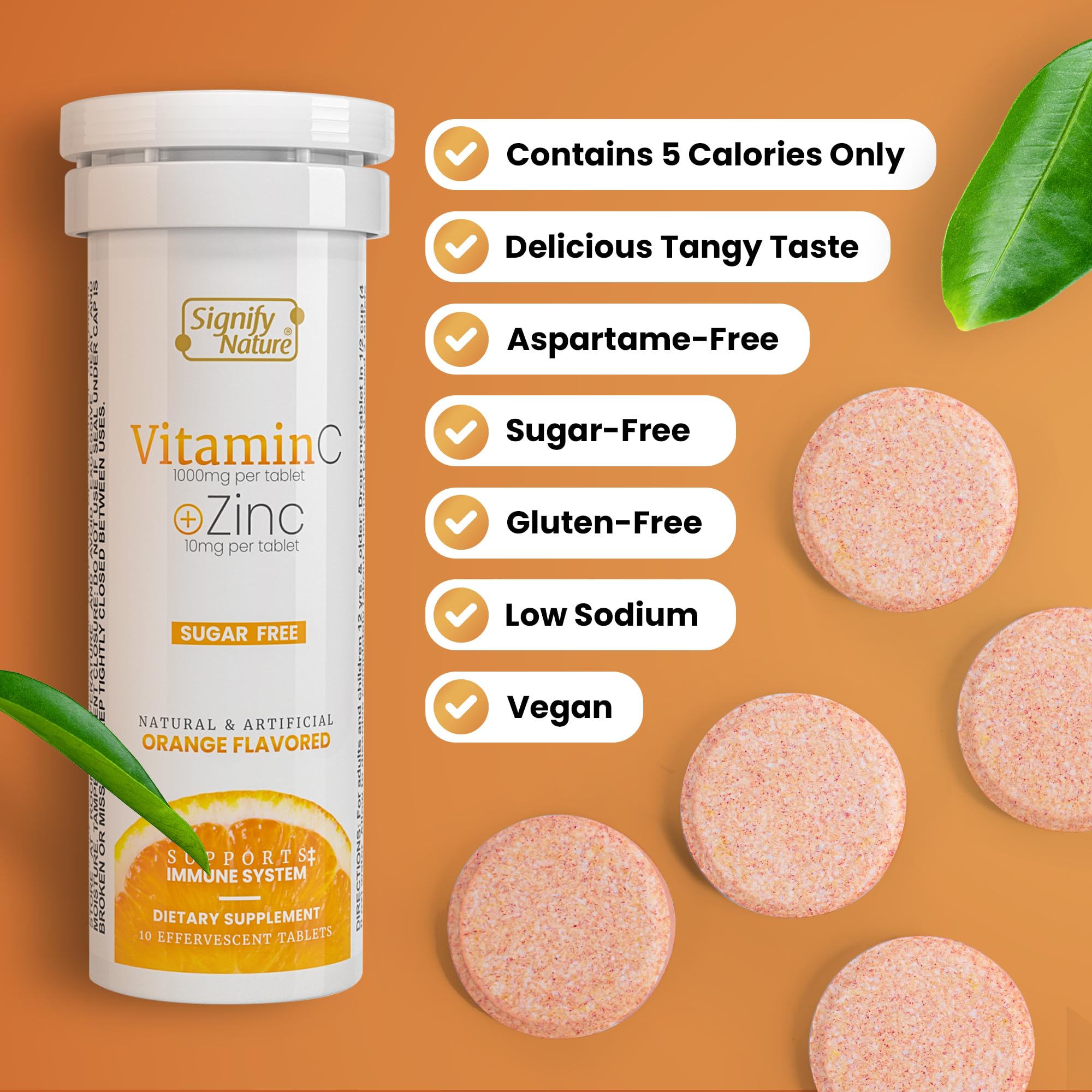 Label highlighting sugar-free and aspartame-free formula