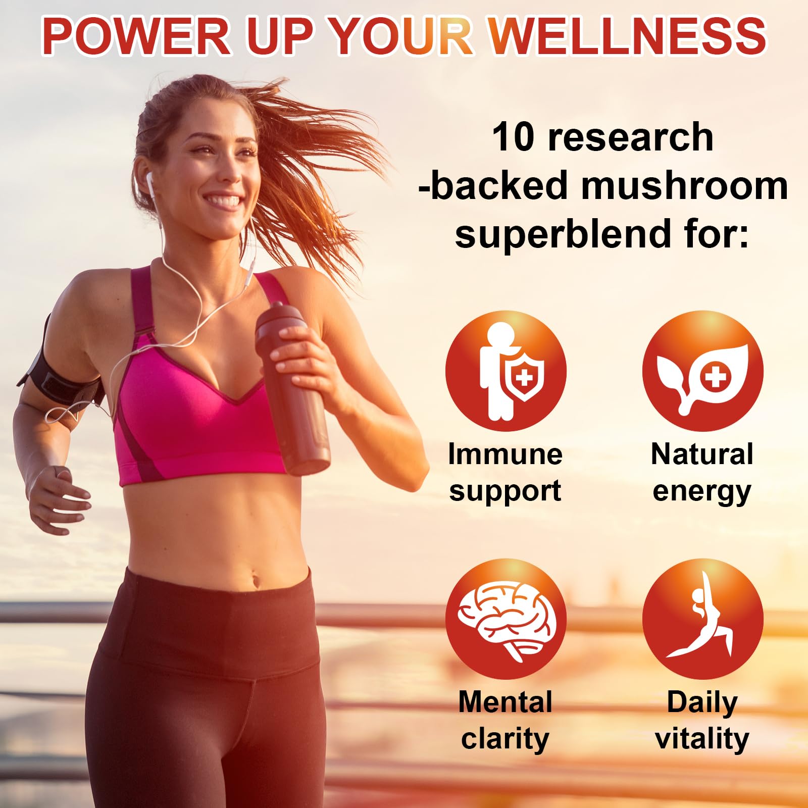 SIGNILIFE 10 in 1 Mushroom Supplement softgels capsules