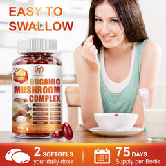 SIGNILIFE 10 in 1 Mushroom Supplement packaging and box
