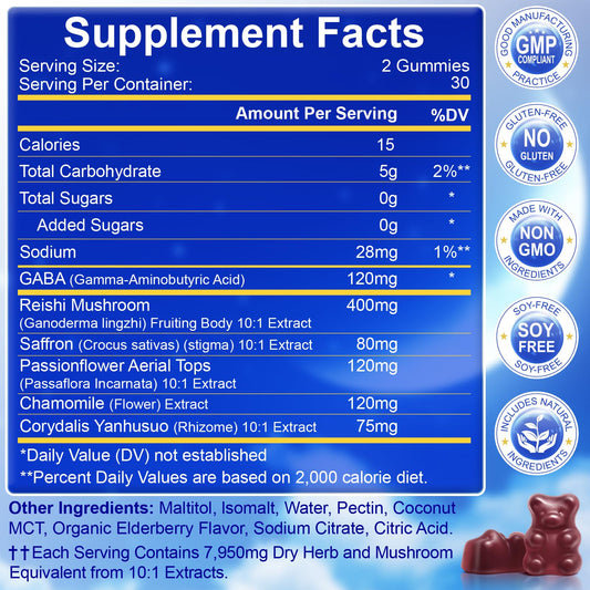 Close-up of elderberry-flavored SIGNILIFE gummies