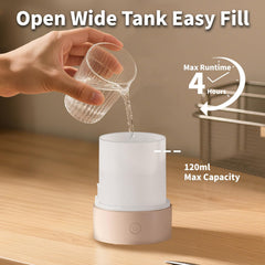 SIHUADON diffuser one-touch control simplifies setup for quick mood changes.