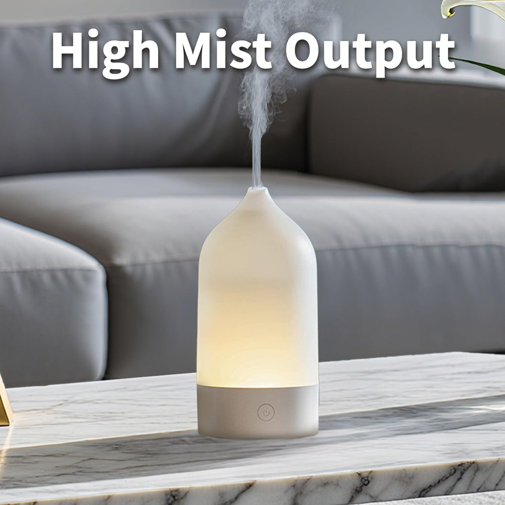 SIHUADON diffuser whisper-quiet operation supports focused work or restful sleep.