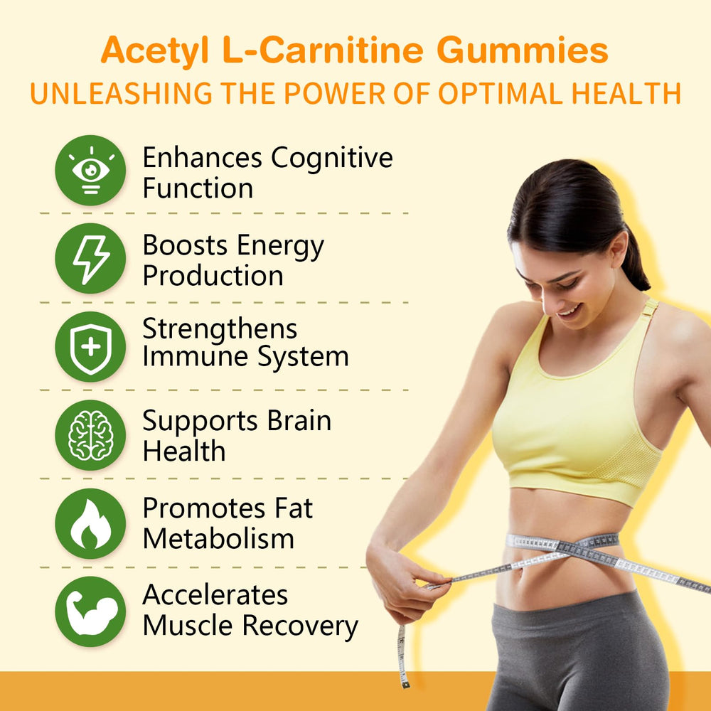 Ingredients panel for Sijigood Acetyl L-Carnitine gummies