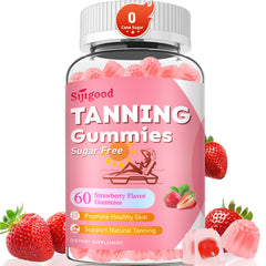 SijiGood Tanning Gummies bottle front view