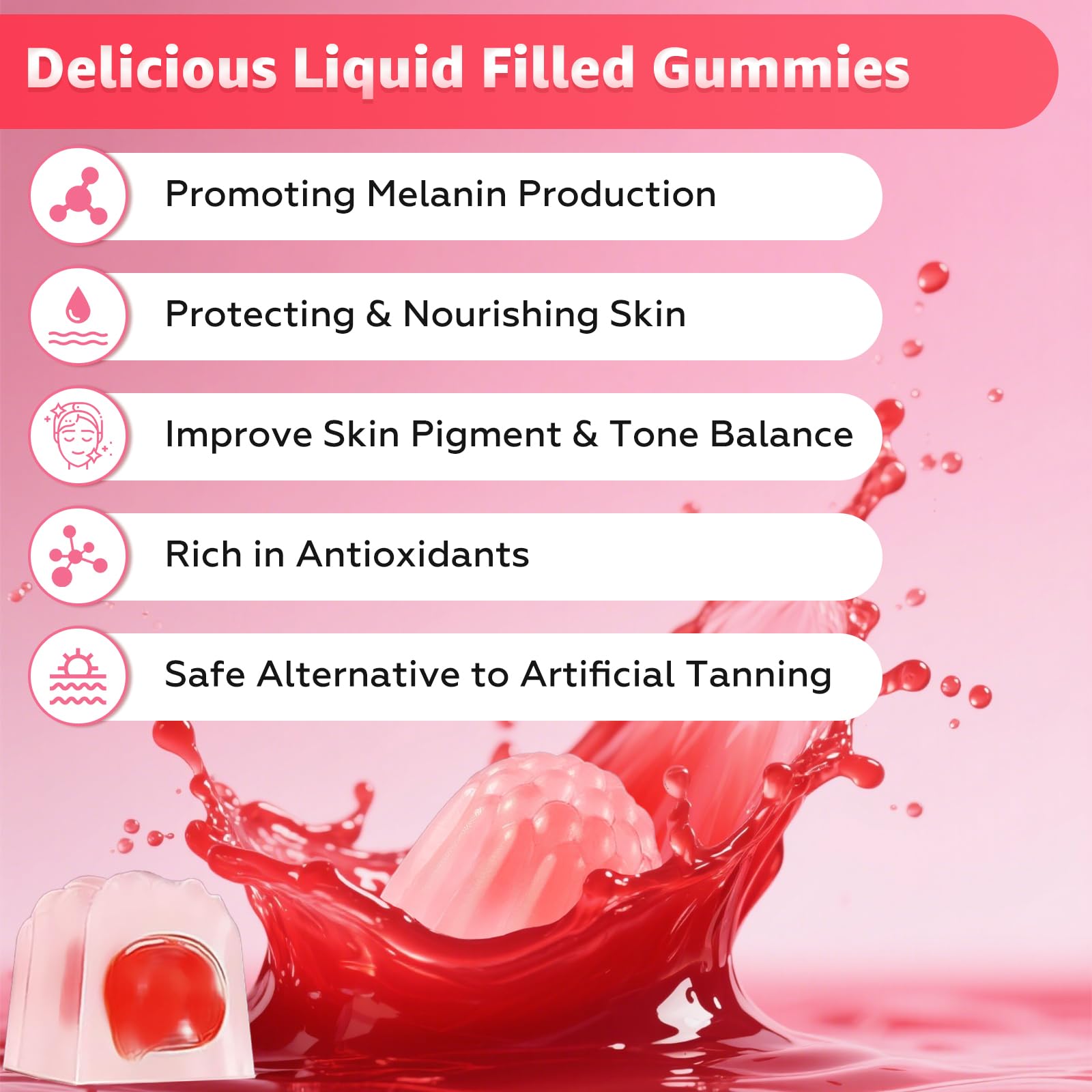 Illustration of Lycopene and Astaxanthin ingredients