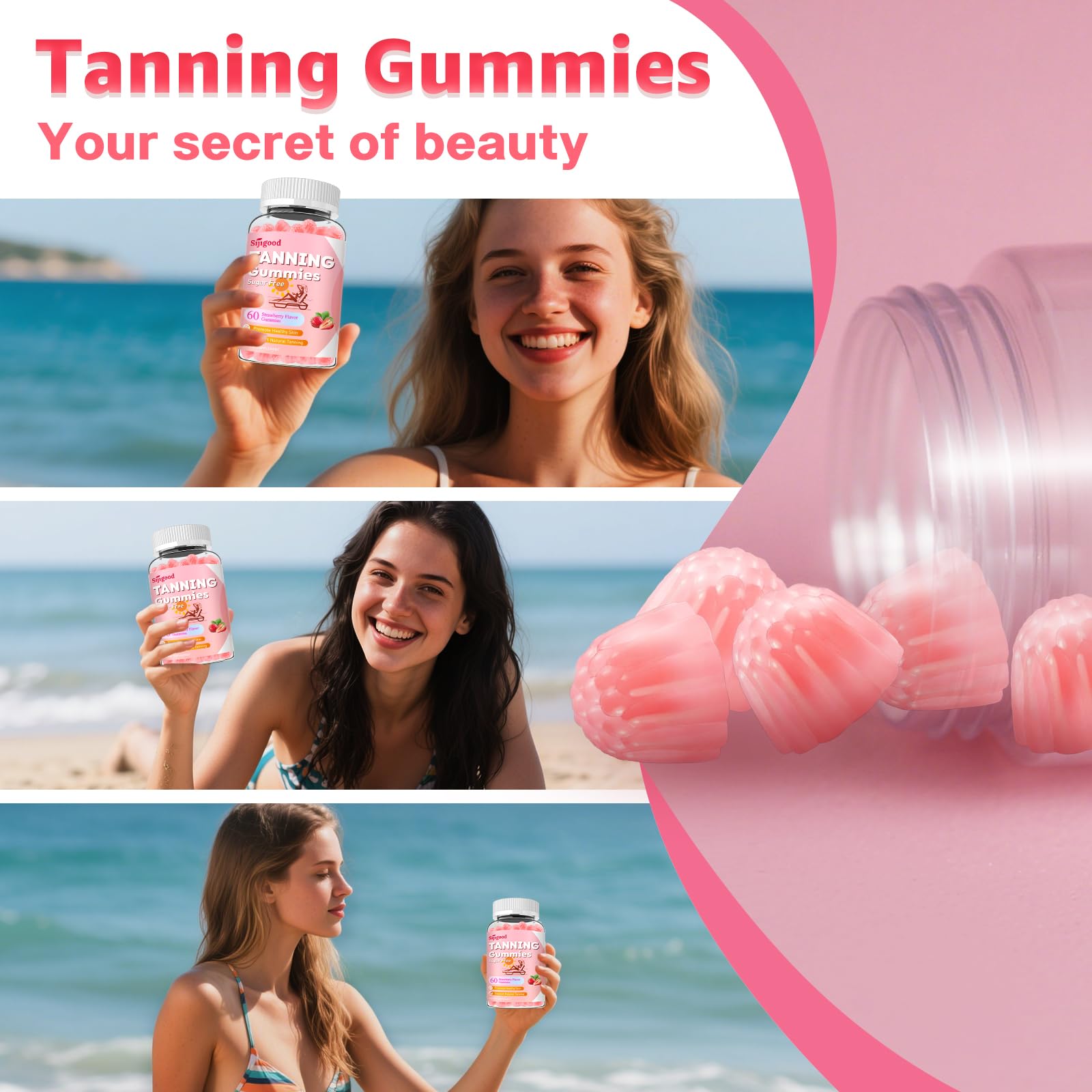 60-count bottle with nutrition highlights