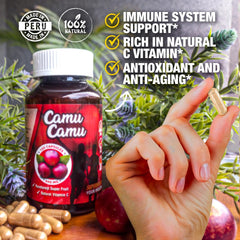 Vitamin C content per serving highlighted at 150 mg