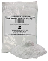 Silicon Dioxide Powder 8oz - Silica Powder - Anti-Caking Agent - Food Grade
