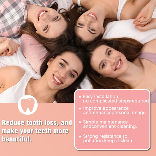 Lower silicone denture veneers