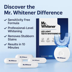 Silicone mouth tray for at-home whitening