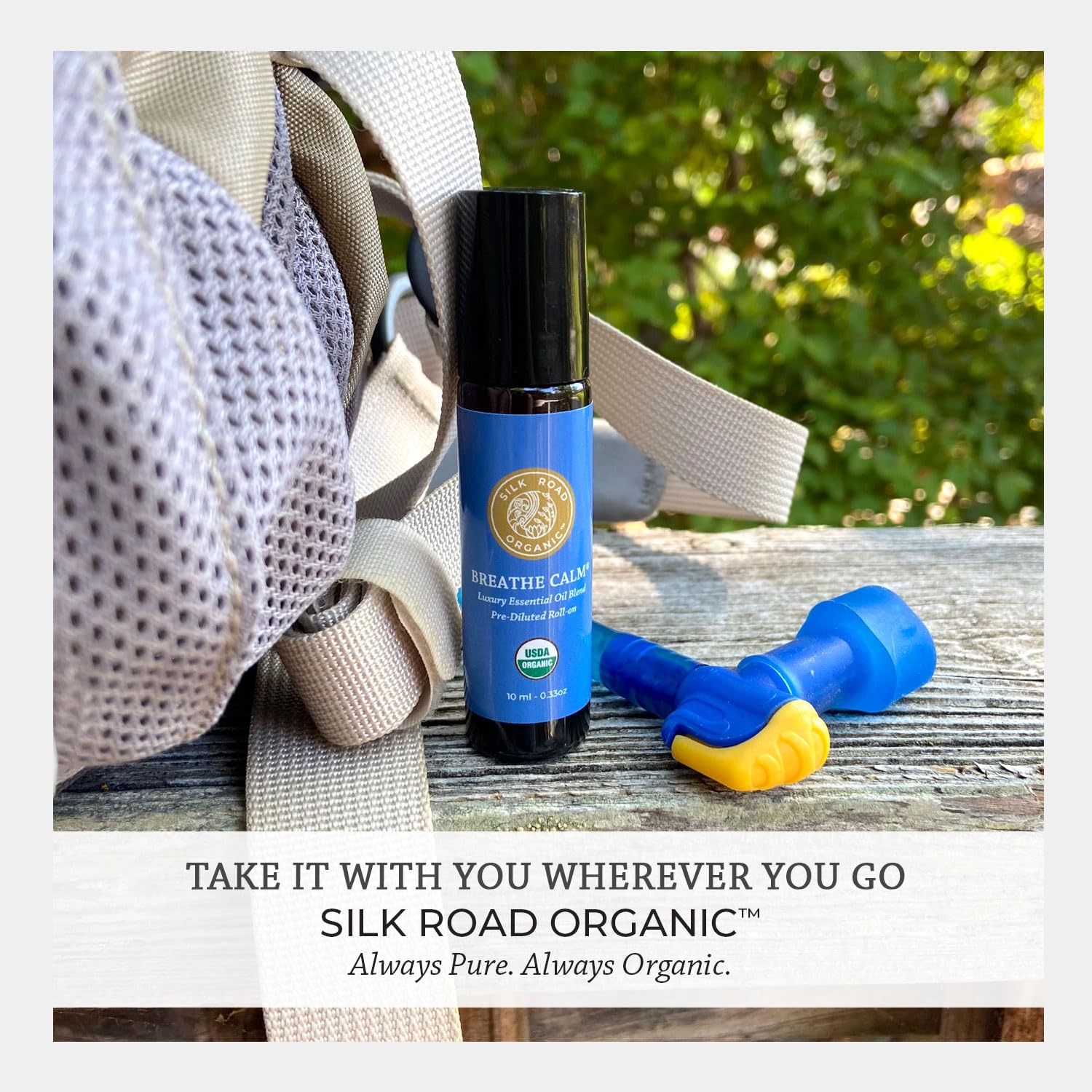 USDA Organic seal on Silk Road Breathe Calm label