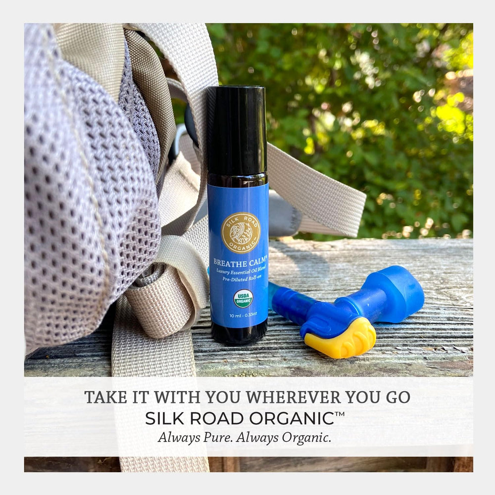 USDA Organic seal on Silk Road Breathe Calm label