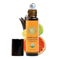 Silk Road Citrus Glow Essential Oil Roll-On 10 ml bottle