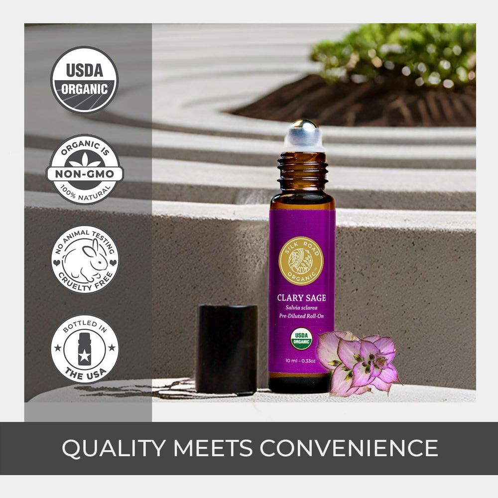 MCT carrier oil with Clary Sage essential oil in roll-on