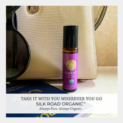 USDA Organic certified Clary Sage essential oil roll-on product