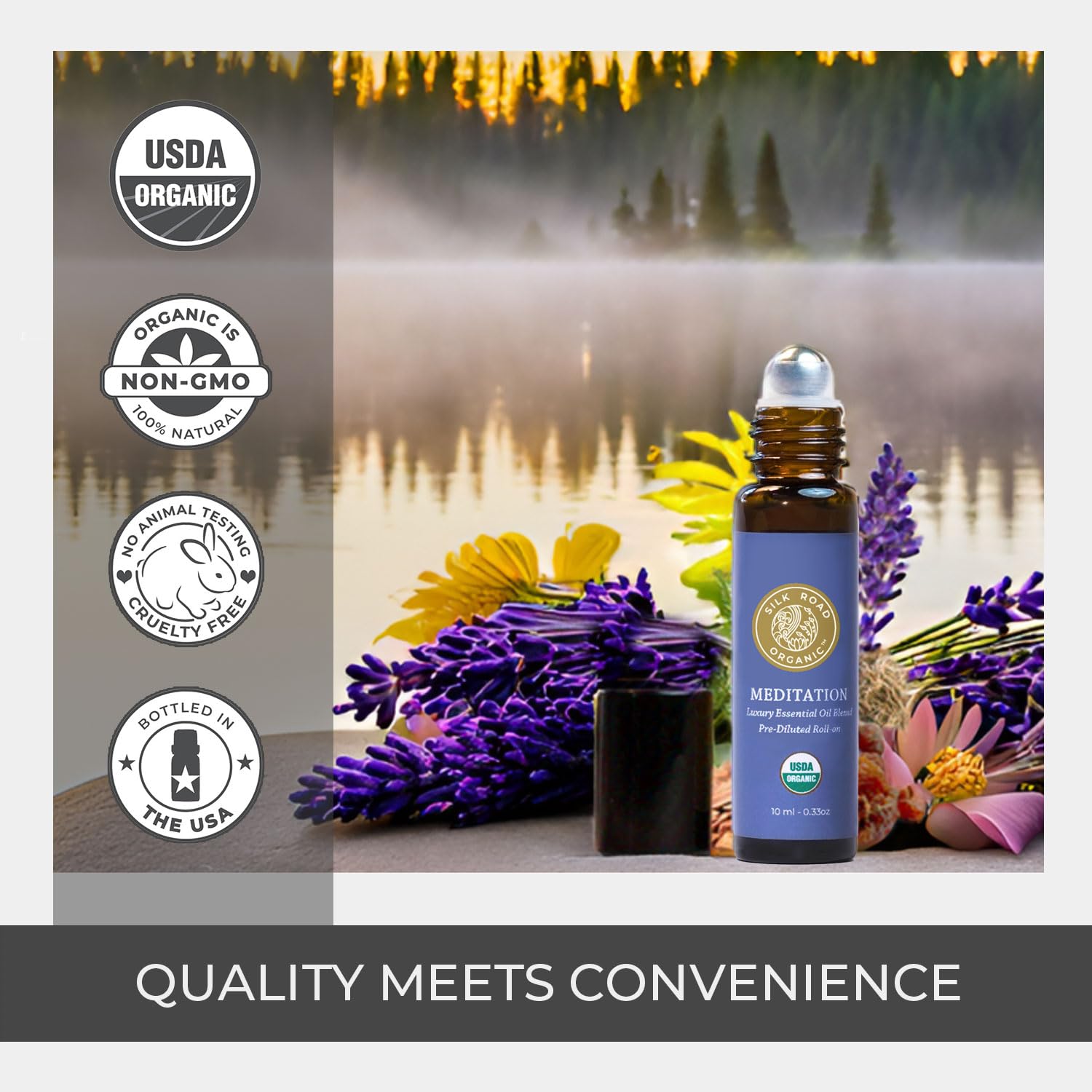 Travel-friendly compact essential oil roller