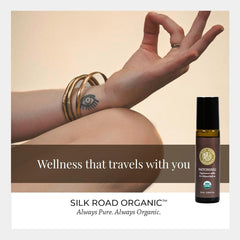 Lifestyle image suggesting mood uplift and skin-nourishing aromatherapy