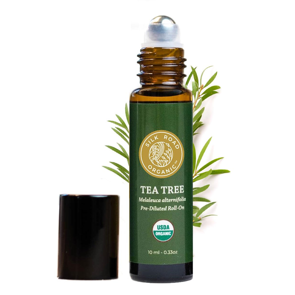 Silk Road Tea Tree Essential Oil Roll-On bottle 10 ml