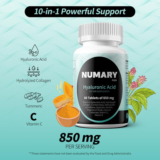 Close-up of SILKMYST bottle label highlighting hyaluronic acid and collagen