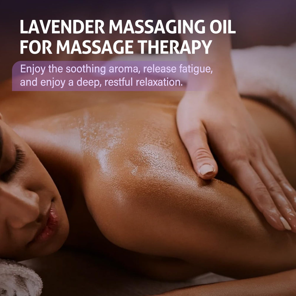 Silky smooth glide of massage oil on skin