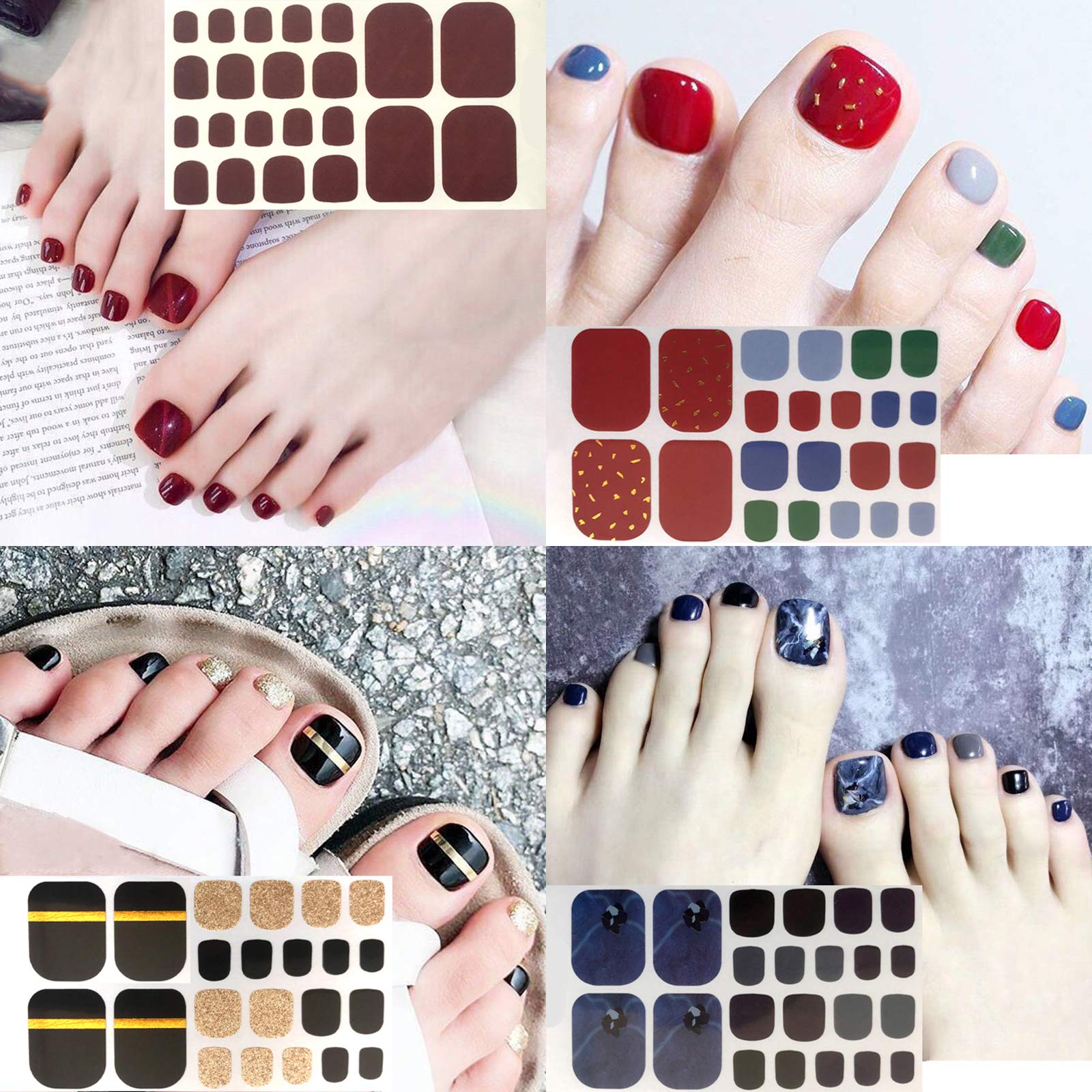 SILPECWEE self-adhesive nail wrap for direct, mess-free application.