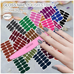 SILPECWEE solid colors nail stickers offer versatile style options