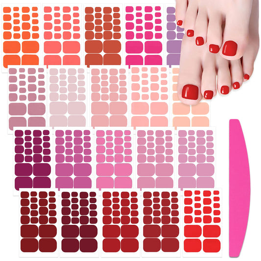 SILPECWEE toe nail stickers packaging for easy storage and travel-ready nails.