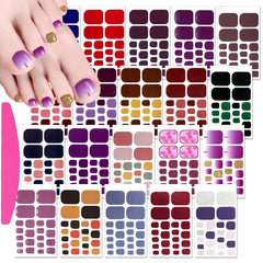 SILPECWEE toe nail strips pack ready for at‑home manicure
