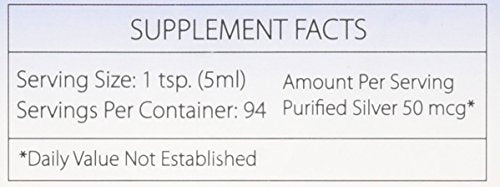 Supplement facts and ingredients label