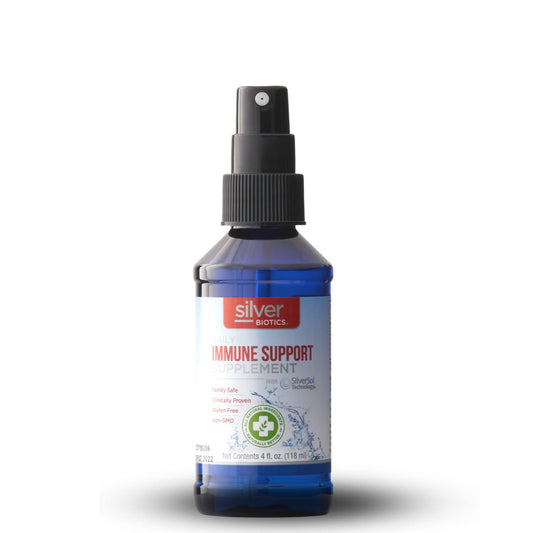 Silver Biotics 4 oz spray bottle front view