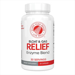 Silver Fern Bloat Relief bottle front, convenient digestive support for meals