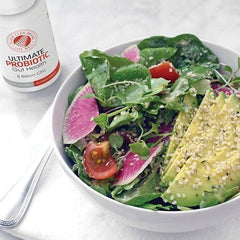 POSTBIOTIC+ sticks bottle with Strawberry Lemonade