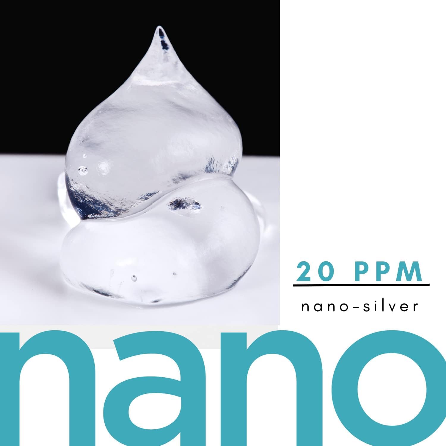 Close-up texture of fast-absorbing non-greasy skin gel