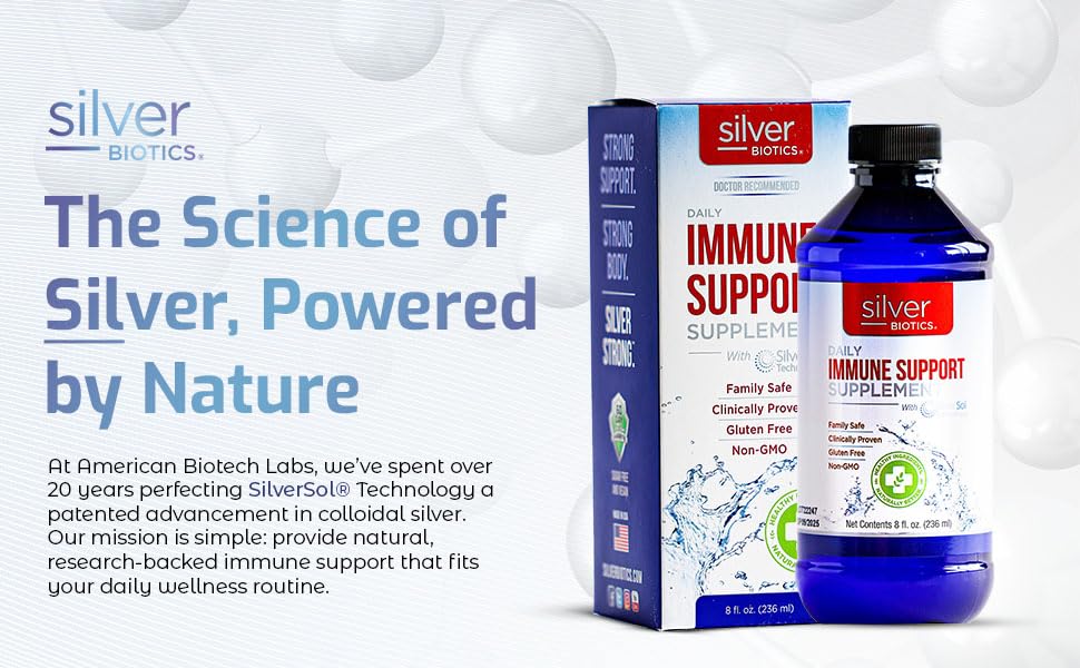 Graphic illustrating SilverSol multivalent technology
