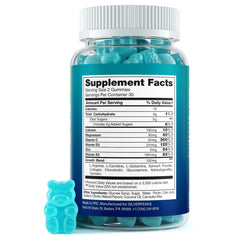 Close-up of SILVERPEAKS Height Growth Gummies Wild Berry flavor