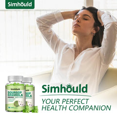 Simhould Soursop Graviola Gummies on a wooden surface