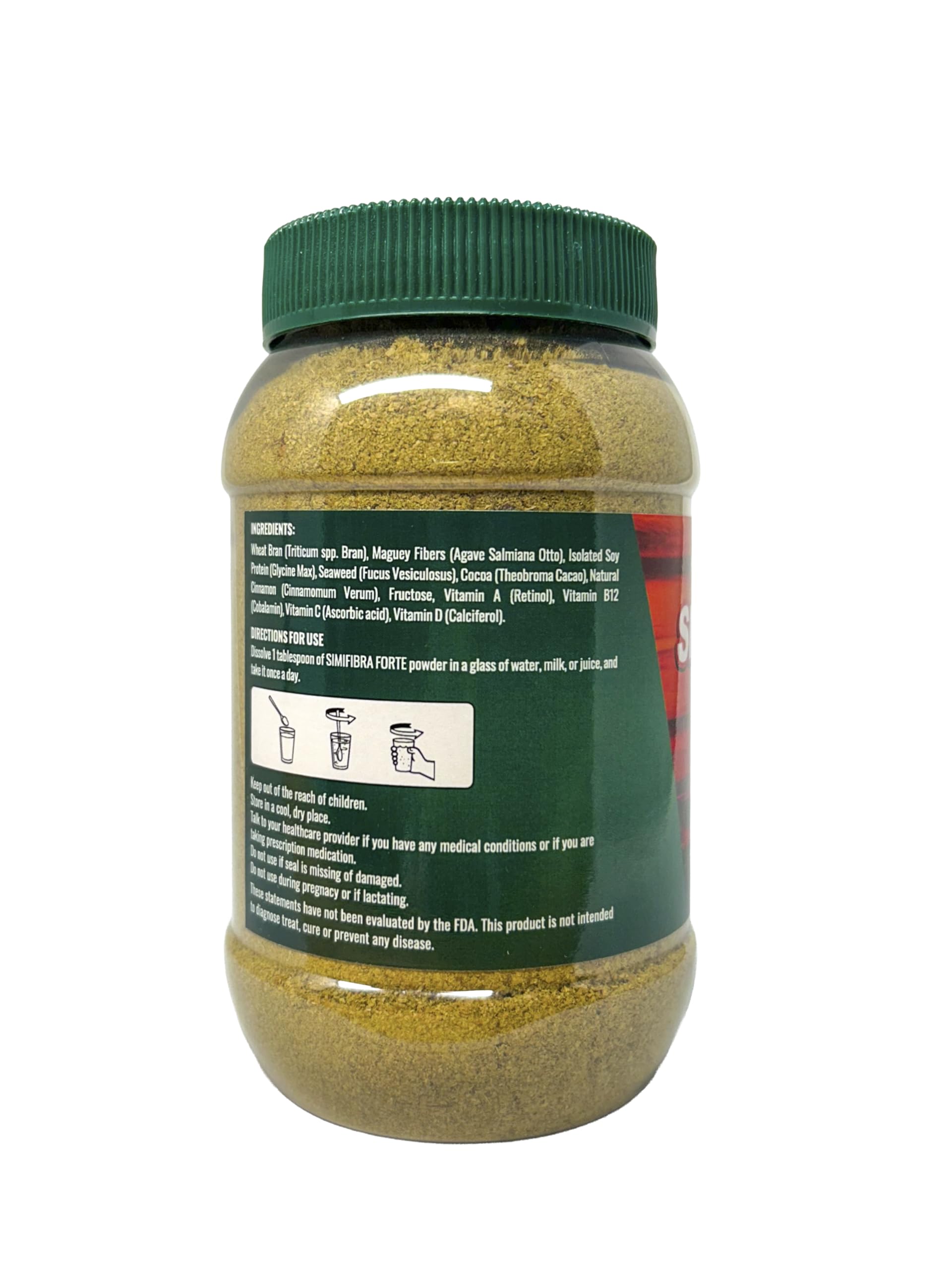 Easy-mix powder: dissolve SIMIFIBRA FORTE MX in water or your favorite beverage